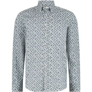 State of Art - Overhemd - Wit Blauw - Katoen