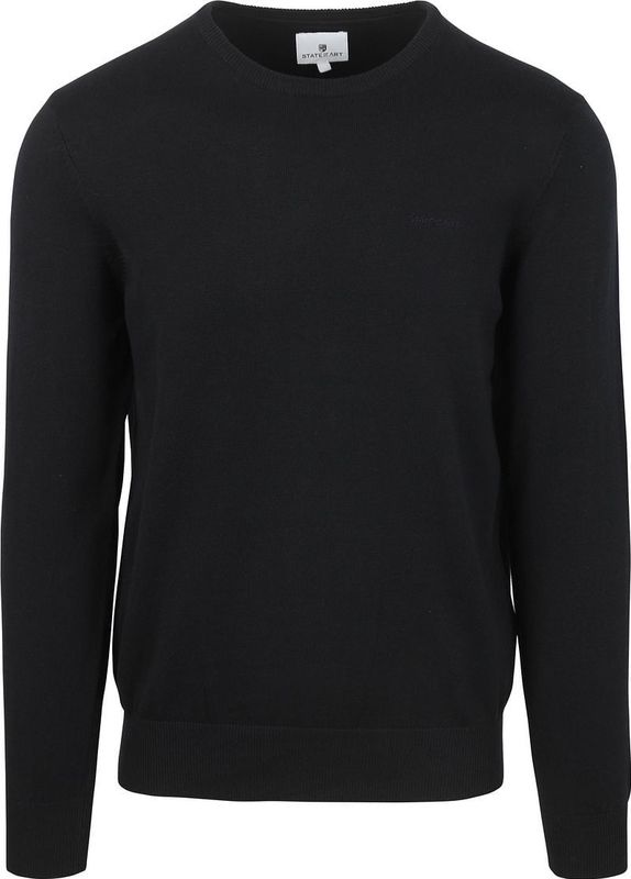 State of Art - Pullover - Donkerblauw - Heren - Ronde Hals - Lange Mouwen