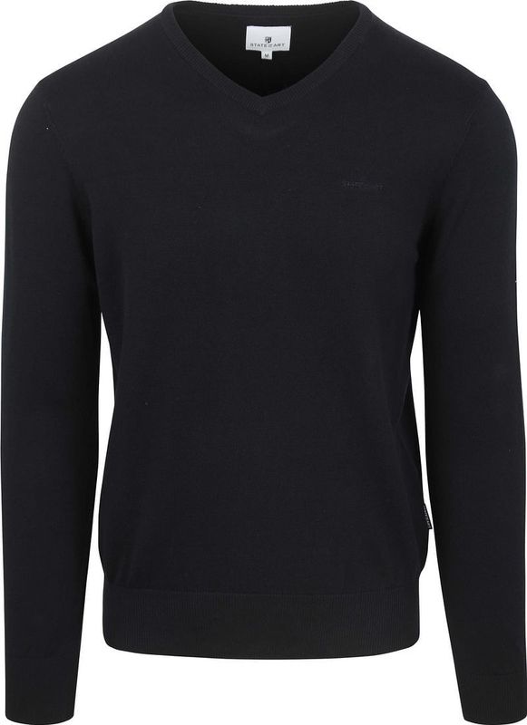 State Of Art Trui V-Neck Navy - Maat S - Heren - Pullovers