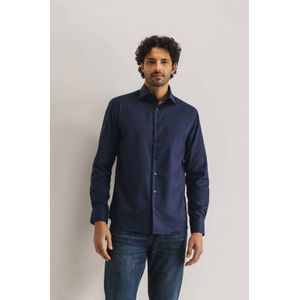 State of Art - Overhemd - Donkerblauw - Regular Fit - Lange Mouwen