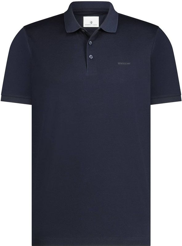 State of Art - Polo - Donkerblauw - Katoen - Korte Mouwen