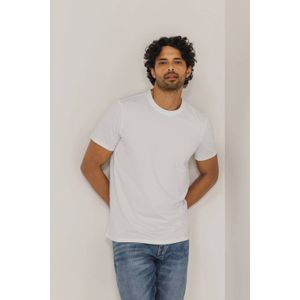 State of Art - T-shirt - Wit - Regular Fit - Katoen met Elastaan