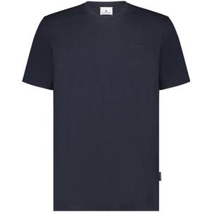 State of Art - T-shirt - Donkerblauw - Regular Fit - Korte Mouwen