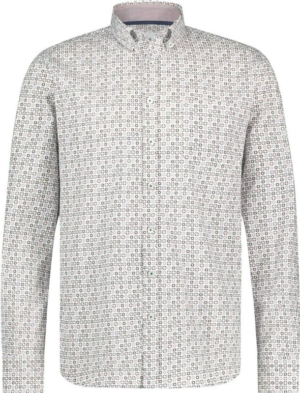 State of Art - Casual Overhemd - Wit - Katoen