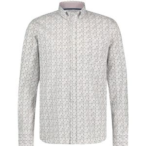 State of Art - Casual Overhemd - Wit - 97% Katoen, 3% Elastaan