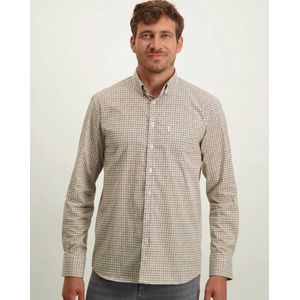 Kariban Overhemd in onderhoudsvriendelijk polykatoen-popeline heren K545 - Beige - 3XL