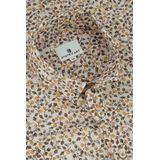 State of Art - Shirt - Camel - Katoen/Elastaan - Lange Mouwen