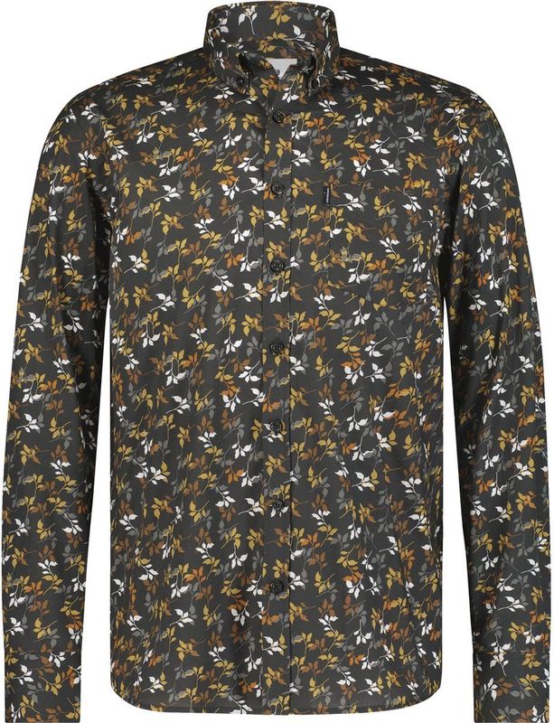 State of Art Shirt - Moss Print - Grijs - Katoen
