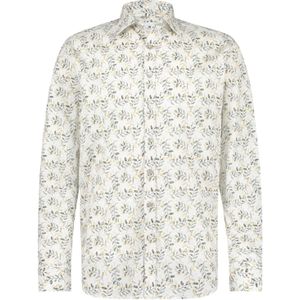 State of Art casual overhemd wijde fit groene print