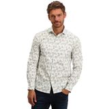 State of Art - Casual Overhemd - Wit - Katoen/Elastaan