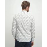 State of Art - Casual Overhemd - Wit - Katoen/Elastaan