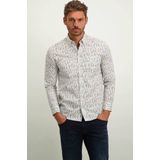 State of Art - Casual Overhemd - Wit - 97% Katoen 3% Elastaan