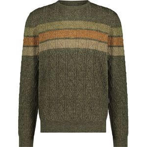 State of Art - Bonneterie Pullover - Groen - Katoenmix