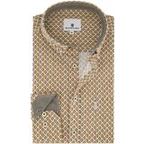 State Of Art - Overhemd - Geel - Katoen - Met Print