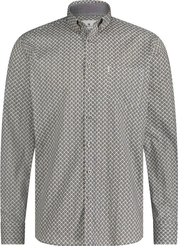 State of Art - Casual Overhemd - Lichtgroen - Katoen