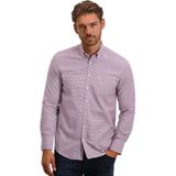 State of Art - Casual Overhemd - Roze - Katoen - Wijde Fit