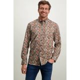 State of Art - Overhemd - Groen - Katoen - Wijde Fit