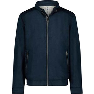 State of Art - Zomerjas - Blauw - Polyester - Hoge Kraag