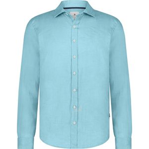State of Art - Overhemd - Blauw - Linnen - Wijde Fit