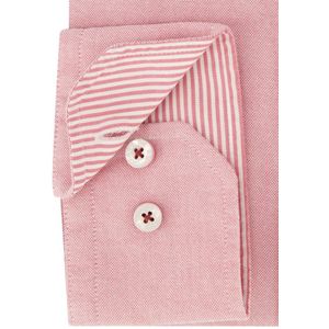 State of Art casual overhemd wijde fit roze met borstzak