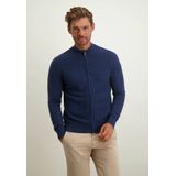 State Of Art Vest Zip Structuur Navy - Heren