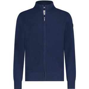 State Of Art Vest Zip Structuur Navy - Heren