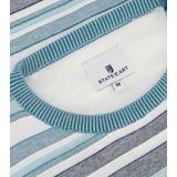 State Of Art Trui Strepen Blauw - Heren - Pullovers