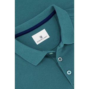State of Art - Poloshirt - Turquoise - 100% Katoen - Wijde Fit