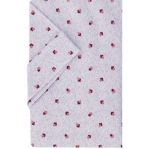 State of Art - Overhemd - Paars - Katoenmix - Wijde Fit - Korte Mouw