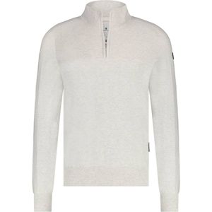 State of Art - Trui - Wit - Katoen - Half Zip