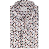 State of Art - Casual Overhemd - Blauw Geprint - Katoen