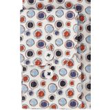 State of Art - Casual Overhemd - Blauw Geprint - Katoen