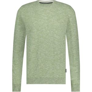 State of Art - Gemêleerd Pullover - Groen - Katoen