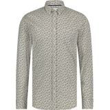 Longsleeve - Bruin - 97% Katoen 3% Elastaan - Geknoopt - Gestipt