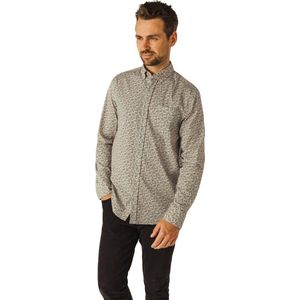 State of Art - Casual Overhemd - Beige - Katoenmix