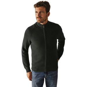 State of Art - Vest - Groen - Katoen/Acryl - Wijde Fit