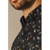 State Of Art - Overhemd - Antraciet - Katoen - Regular-Fit