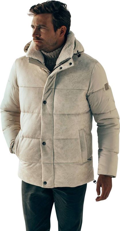 State of Art - Winterjas - Creme - 100% Polyester - Wijde Fit