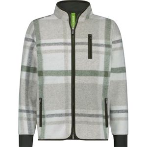 State of Art - Vest - Lichte Grijze Ruiten - Rits - Tijdloze Kwaliteit