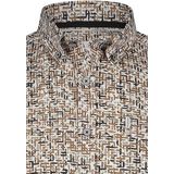 State of Art - Casual Overhemd - Bruin - Katoen/Stretch