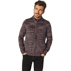 State of Art - Vest - Bruin - Wol - Gebreid met Rits