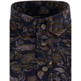 State of Art - Casual Donkerblauw Overhemd - Veelkleurig - Heren