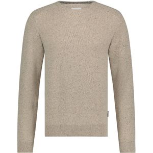 State Of Art Trui Donegal Melange Beige - Heren - Pullovers
