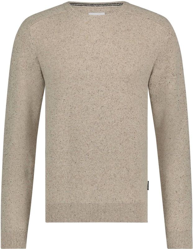 State Of Art Trui Donegal Melange Beige - Heren - Pullovers