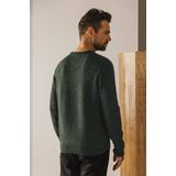 State Of Art Trui Donegal Melange Donkergroen - Heren - Pullovers
