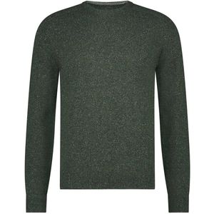 State Of Art Trui Donegal Melange Donkergroen - Heren - Pullovers