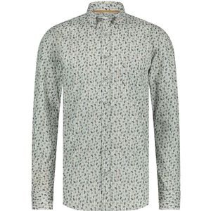 State Of Art Hemd Poplin Druck Hellblau - Größe M
