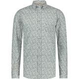 State of Art - Casual Overhemd - Groen - Geprint