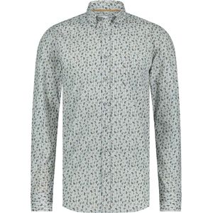 State of Art - Casual Overhemd - Groen - Geprint