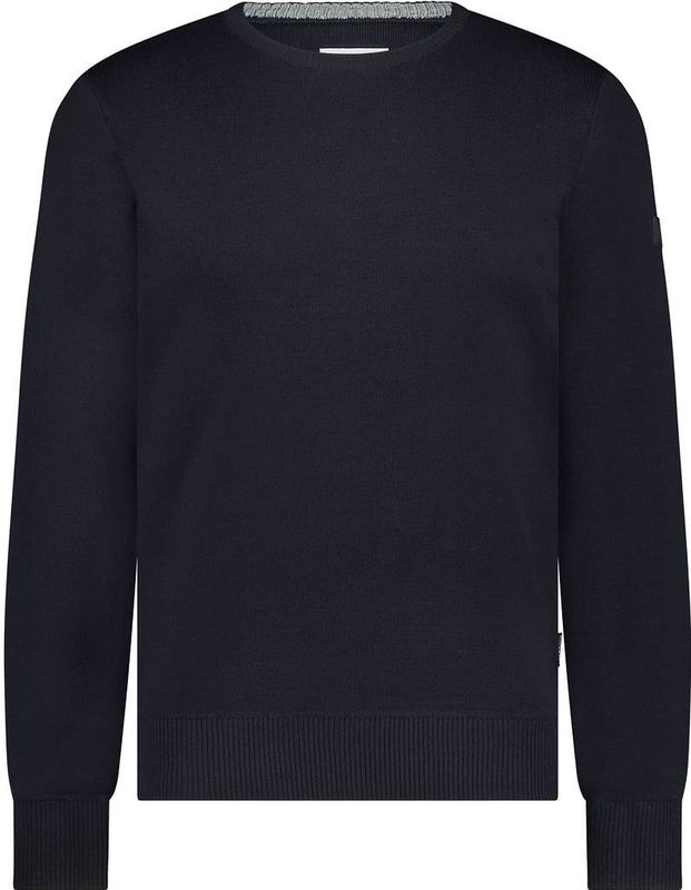 State Of Art Trui Wol Blend Navy - Maat S - Heren - Pullovers